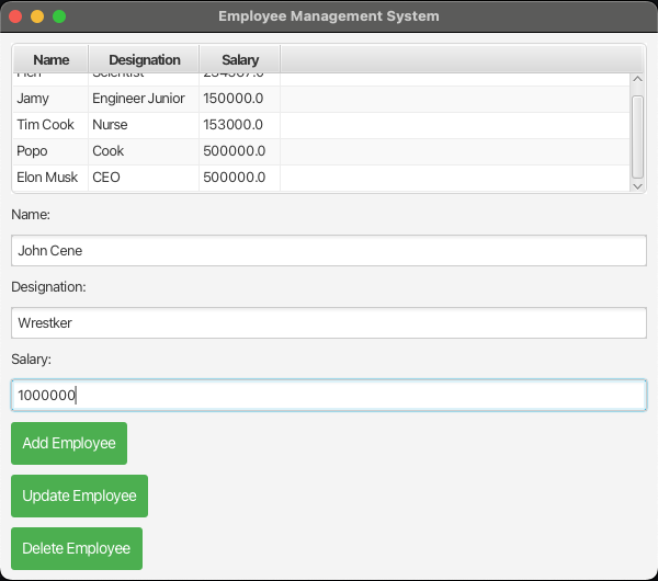 Main Dashboard