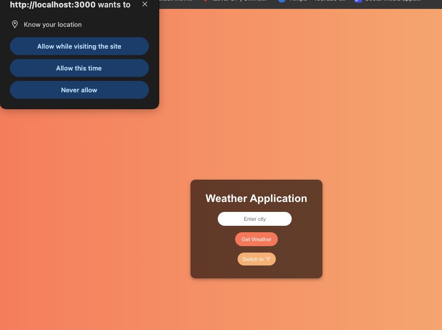 Location UI